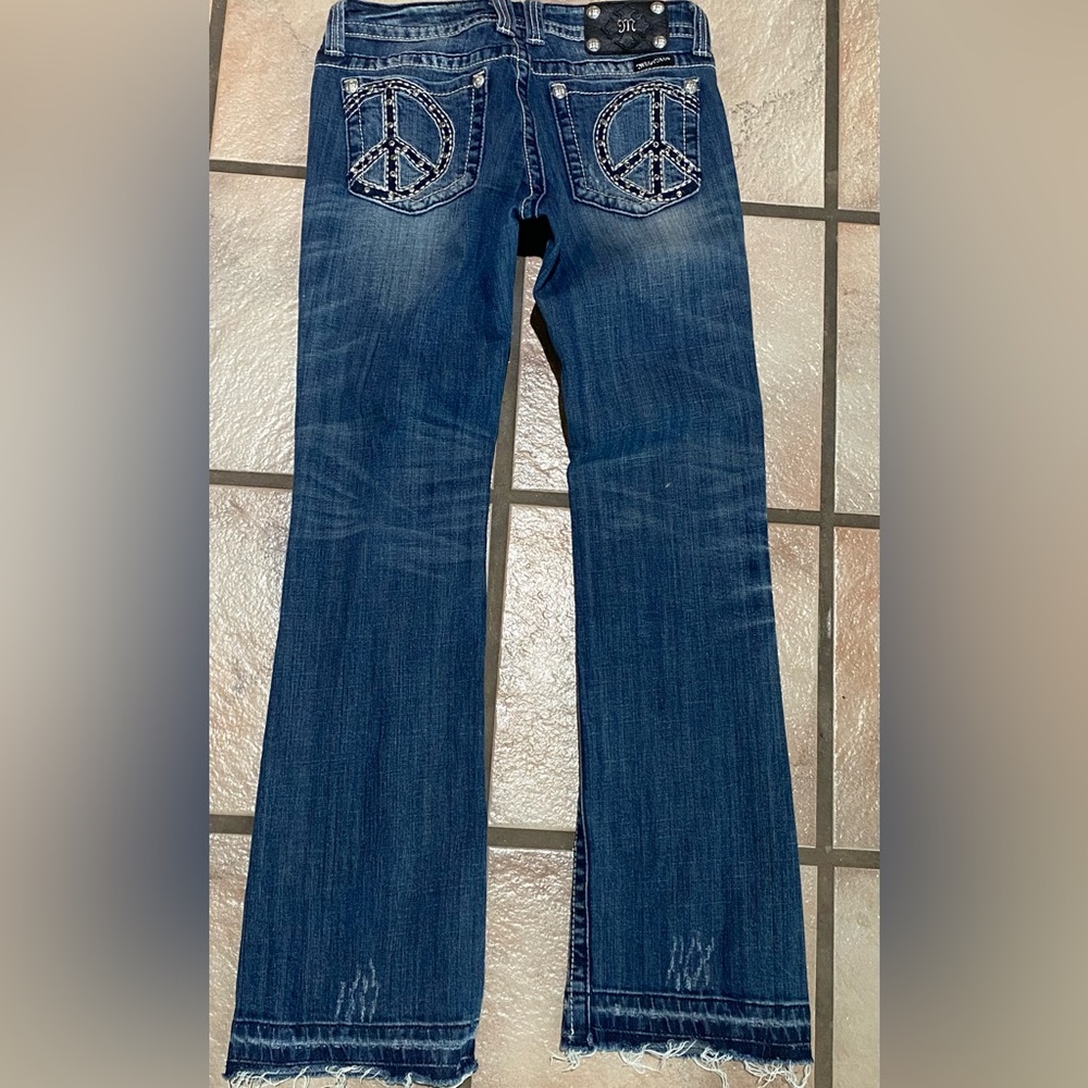 Miss Me ☮️ boot rhinestone bling, size 28